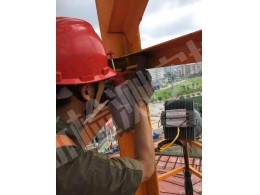 廣西欽州浦北，奧園廣場(chǎng)塔吊焊縫檢測(cè)，磁粉探傷