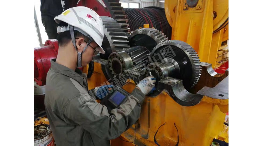 廣西百龍灘電廠門機(jī)無(wú)損檢測(cè)